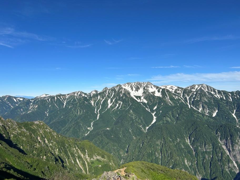 立山東面